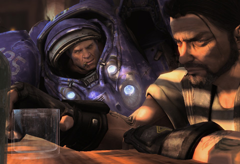 画像集#001のサムネイル/［BlizzCon 2008］「StarCraft II」は，なんと三部作。三種族に分かれてのリリースだ