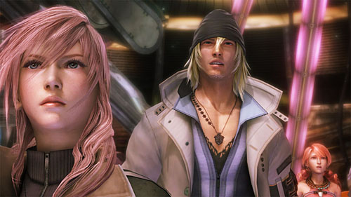 画像集#002のサムネイル/［TGS 2009］オプティマの正体見たり!? TGSの「ファイナルファンタジーXIII」プレイレポート（スノウ編）