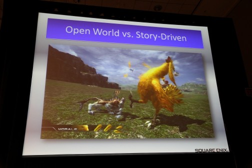 画像集#033のサムネイル/［GDC 2010］FF13はなぜ“一本道”なのか。ディレクターの鳥山氏自らそのゲームデザインについて語った「The Crystal Myth and FFXIII」をレポート