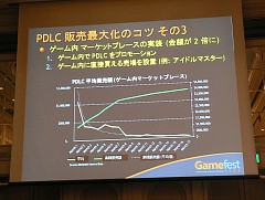 画像集#009のサムネイル/［Gamefest 08＃02］ダウンロードコンテンツで儲けるには？ アイマス開発者が語るダウンロード販売成功の秘訣