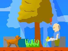 老人と犬の穏やかな日々を描いたビジュアルノベル「ある犬の日々」Steamで配信開始。インゲームシーンを収録した最新映像を公開