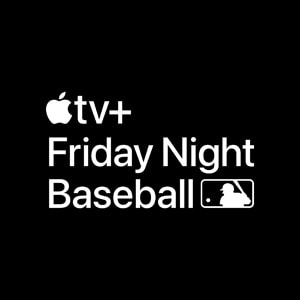 Le logo Apple TV+ pour « Friday Night Baseball ».