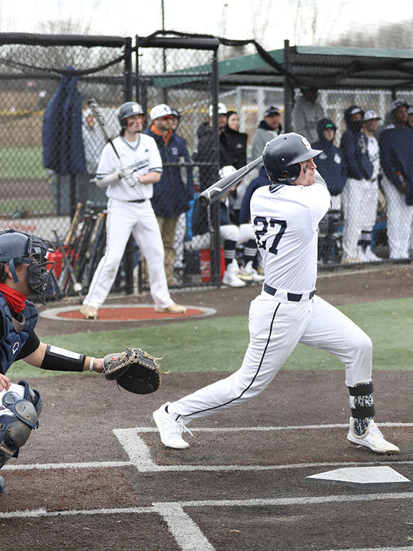 Baseball player at bat