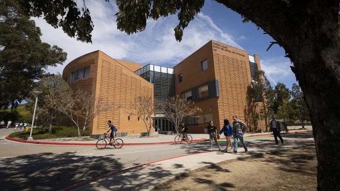 Exterior photo of the Baker Center.