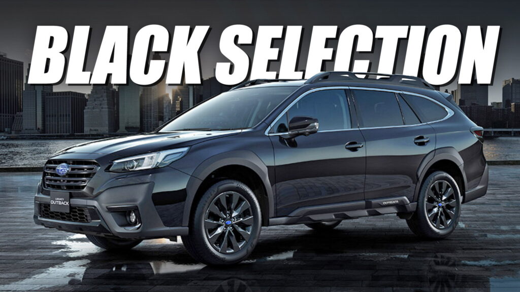  Blacked Out Subaru Outback Is A Limited Edition Treat For Japan