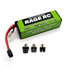 3S 11.1V 60C 5300mAh Hard Case LiPo Battery