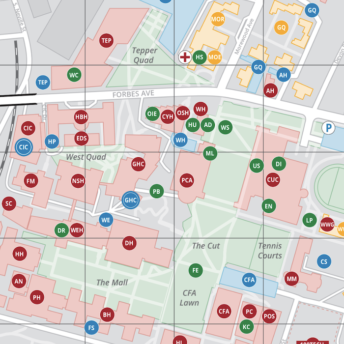 map of campus