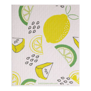 LEMON LIME SWEDISH DISHCLOTH | REUSABLE