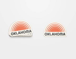 Oklahoma Sunset Sticker