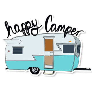 Happy Camper Sticker