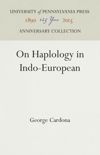 book: On Haplology in Indo-European