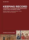 book: Keeping Record