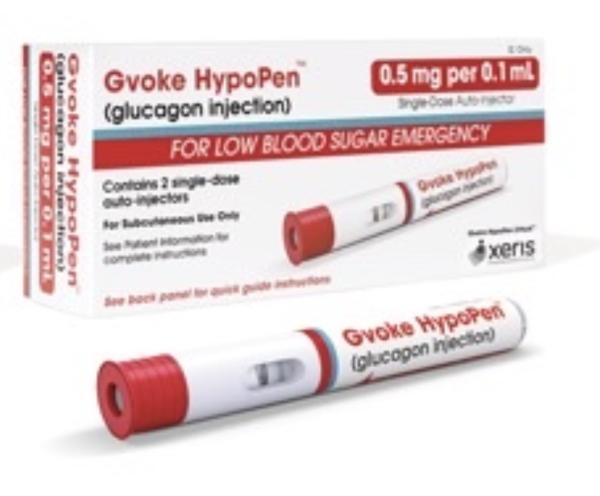 Pill medicine is Gvoke 0.5 mg per 0.1 mL single-dose auto-injector (HypoPen)