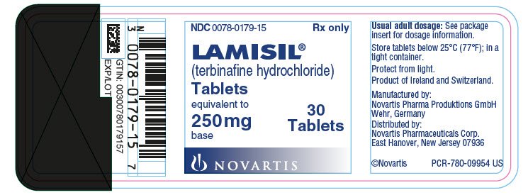 PRINCIPAL DISPLAY PANEL &ndash; PACKAGE LABEL &ndash; 30 TABLETS - 250 MG.