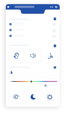 Accessibility widget