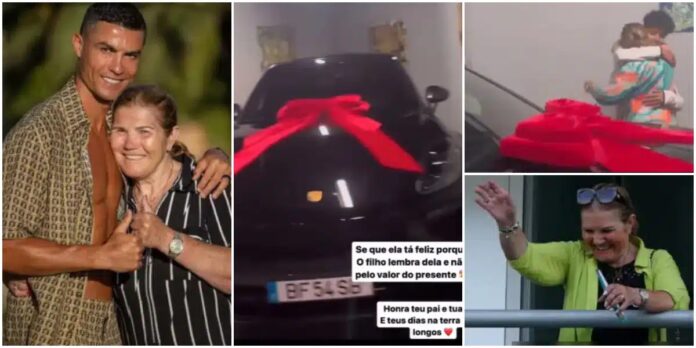 Cristiano Ronaldo gifts his mother a $73,000 Porsche Cayenne on her 69th birthday – VIDEO –