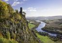 Kinnoull Hill over looking the River Tay in Perthshire