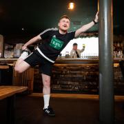 Comedian Paul Dockery limbers up to Innes & Runn