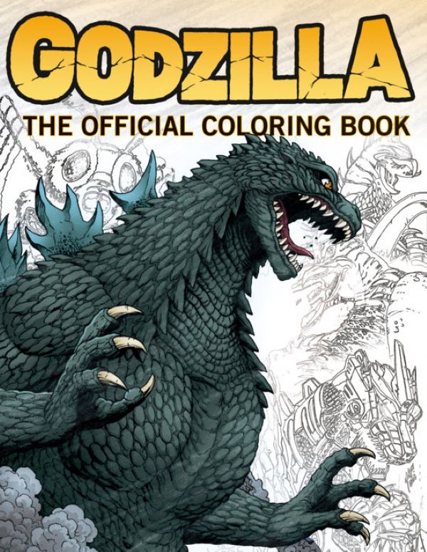 Book - Godzilla Coloring Book-hotRAGS.com