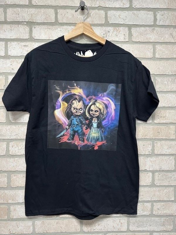 T Shirt - Horror Pair-hotRAGS.com