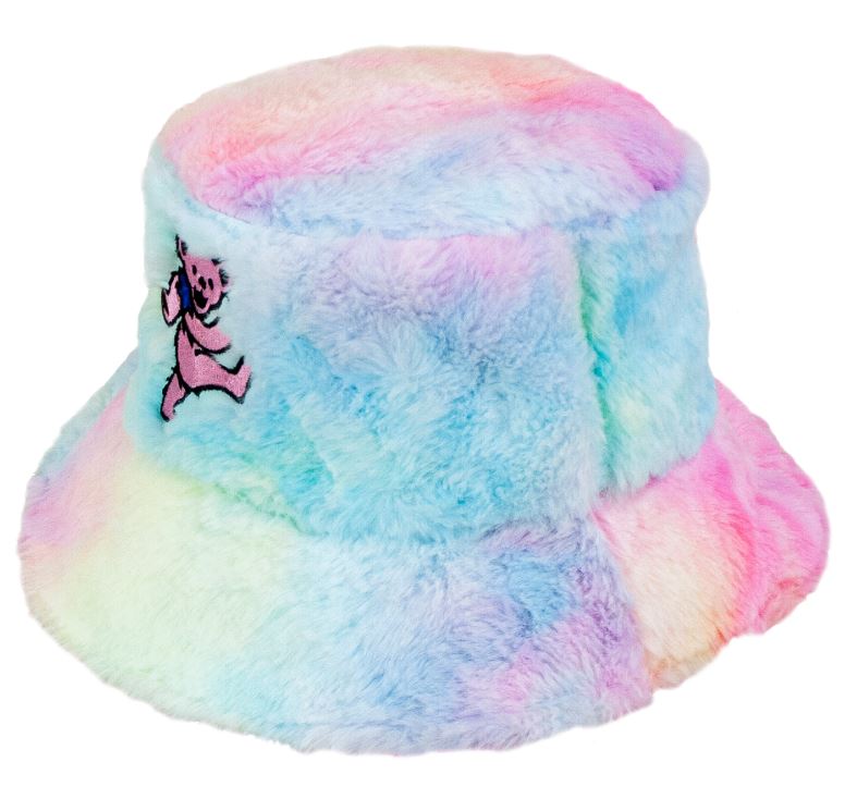 Bucket Hat - Grateful Dead - Morning Pink Plush-hotRAGS.com