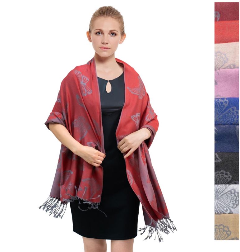 Pashmina - Butterfly Solid-hotRAGS.com