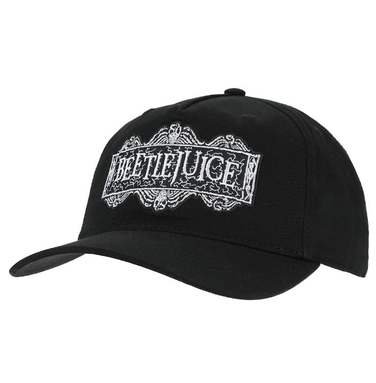 Hat - Beetlejuice Movie Logo - Black Snapback Hat-hotRAGS.com
