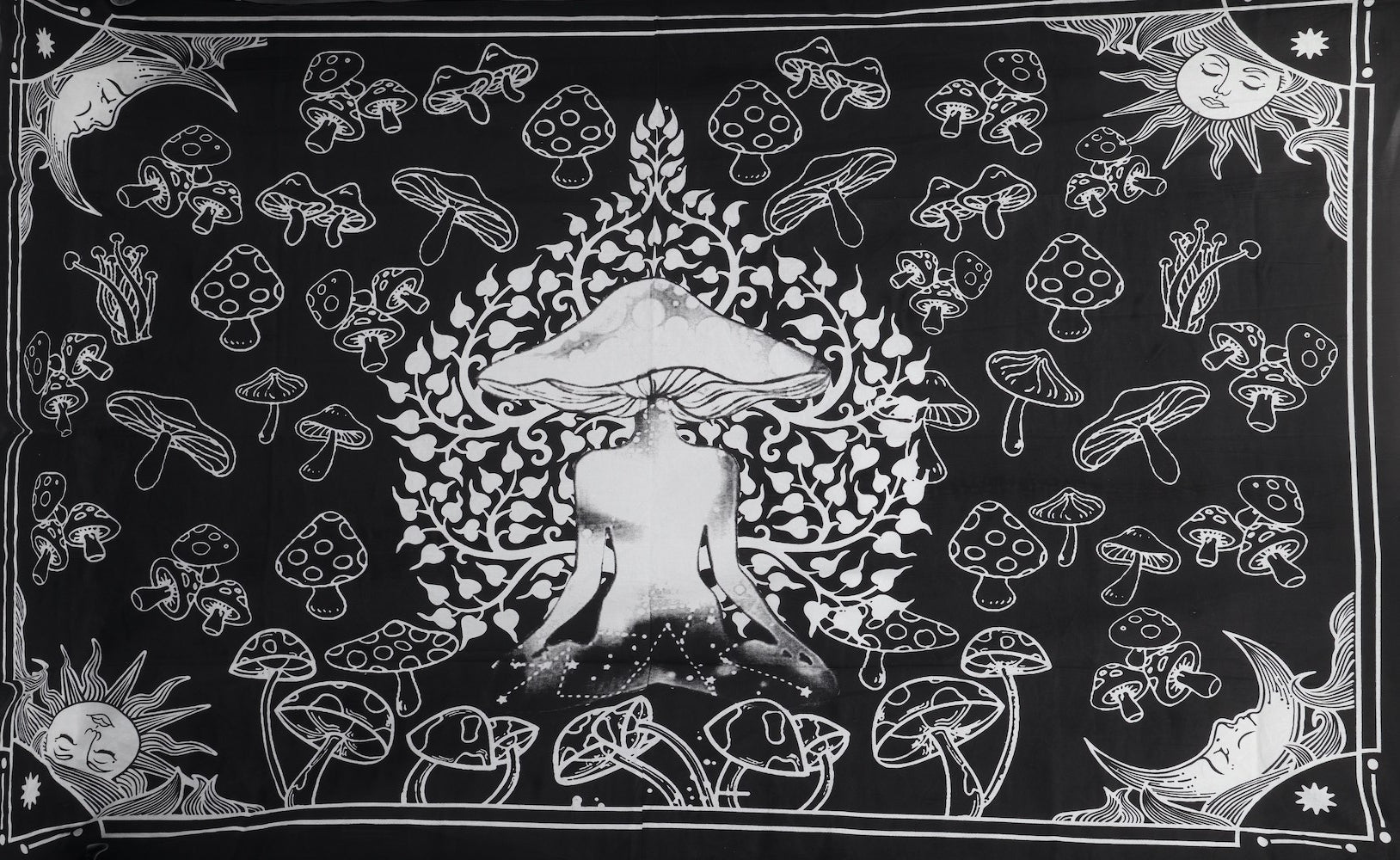Tapestry - Cotton Black White-hotRAGS.com