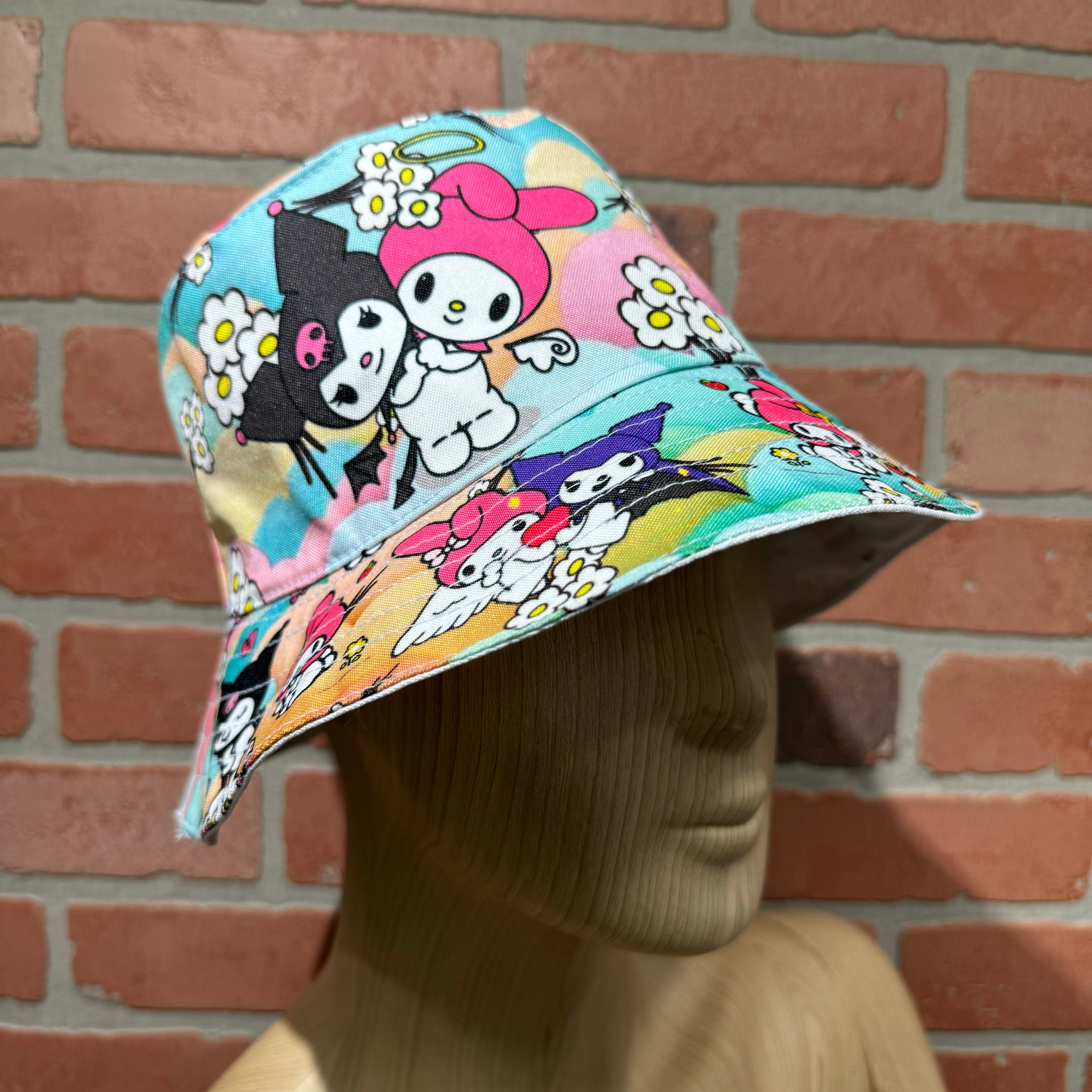Bucket Hat - Kuromi My Melody-hotRAGS.com