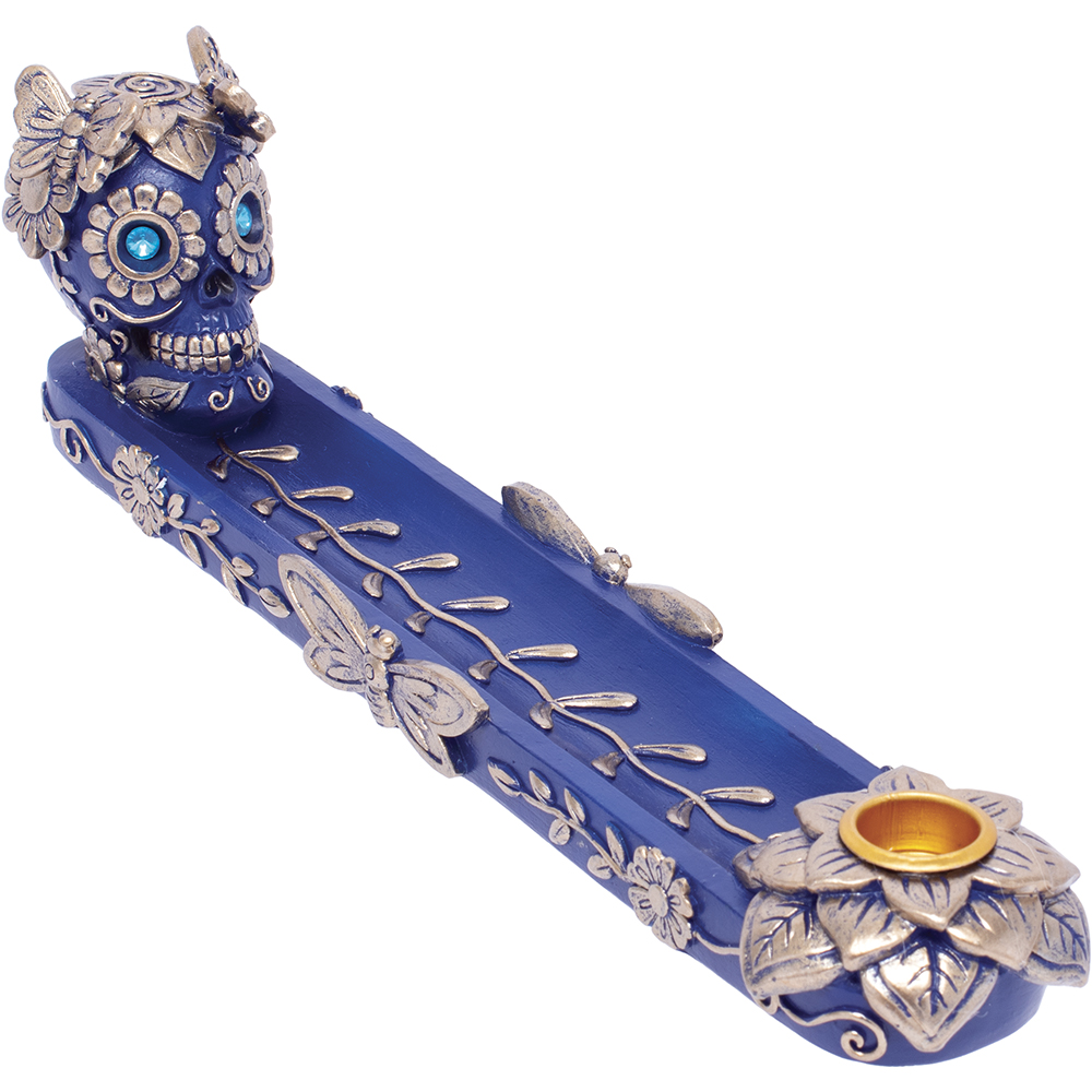 Incense Burner - Skull Butterfly-hotRAGS.com