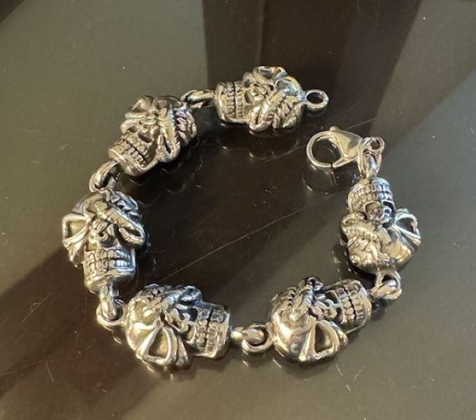 Bracelet - Scorpion Skull - Stainless Steel-hotRAGS.com