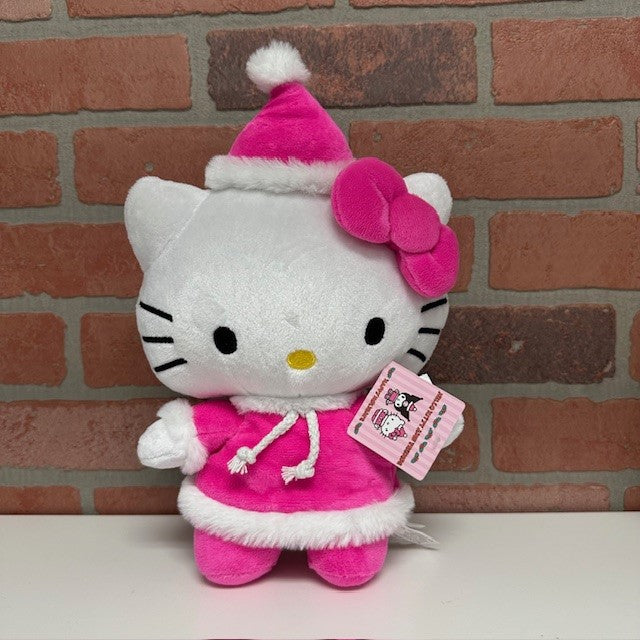 Plush - Hello Kitty - Pink Santa Hat - 10.5in-hotRAGS.com