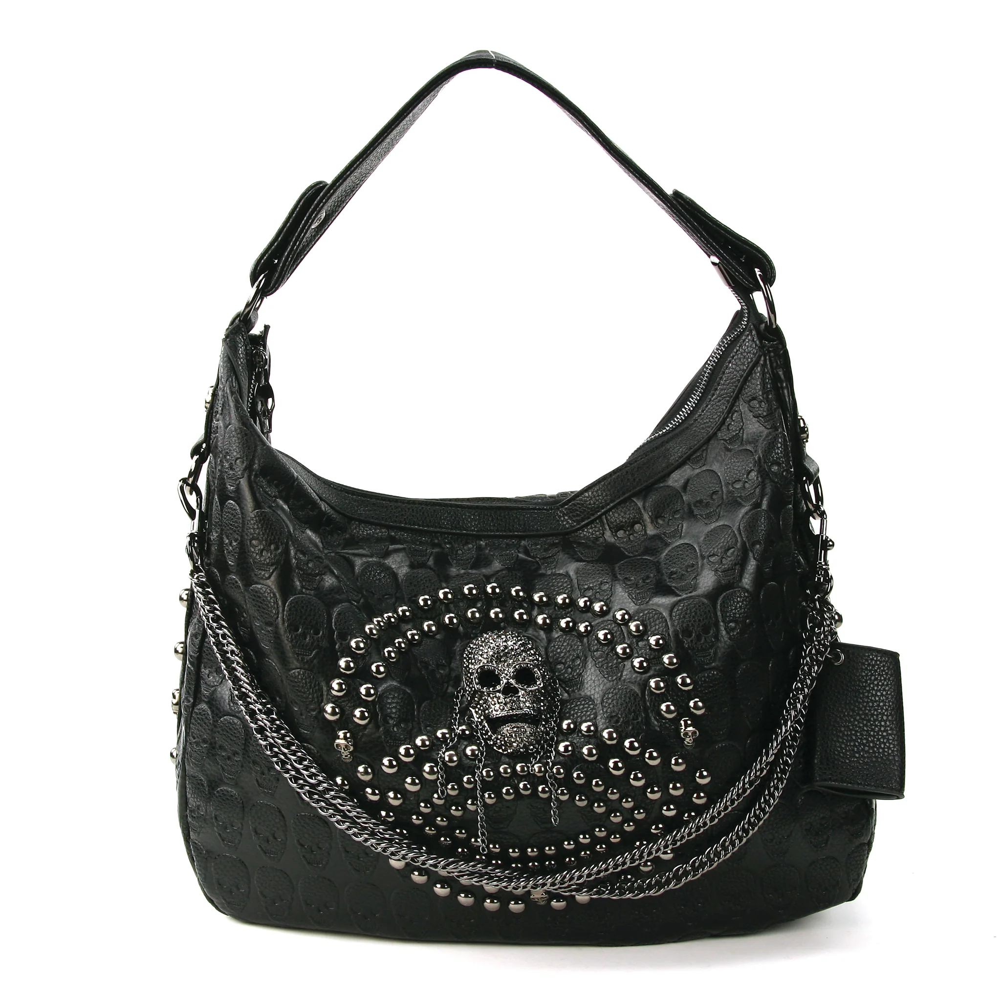 Bag - Studded Skull Hobo-hotRAGS.com