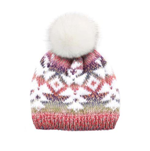 Hat Cc Aztec Rose Pom-hotRAGS.com