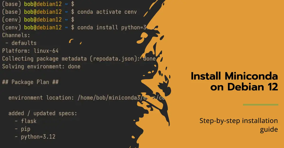 How to Install Miniconda on Debian 12