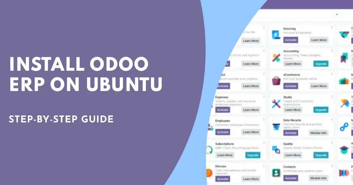 How to Install Odoo ERP Software on Ubuntu 24.04 Server