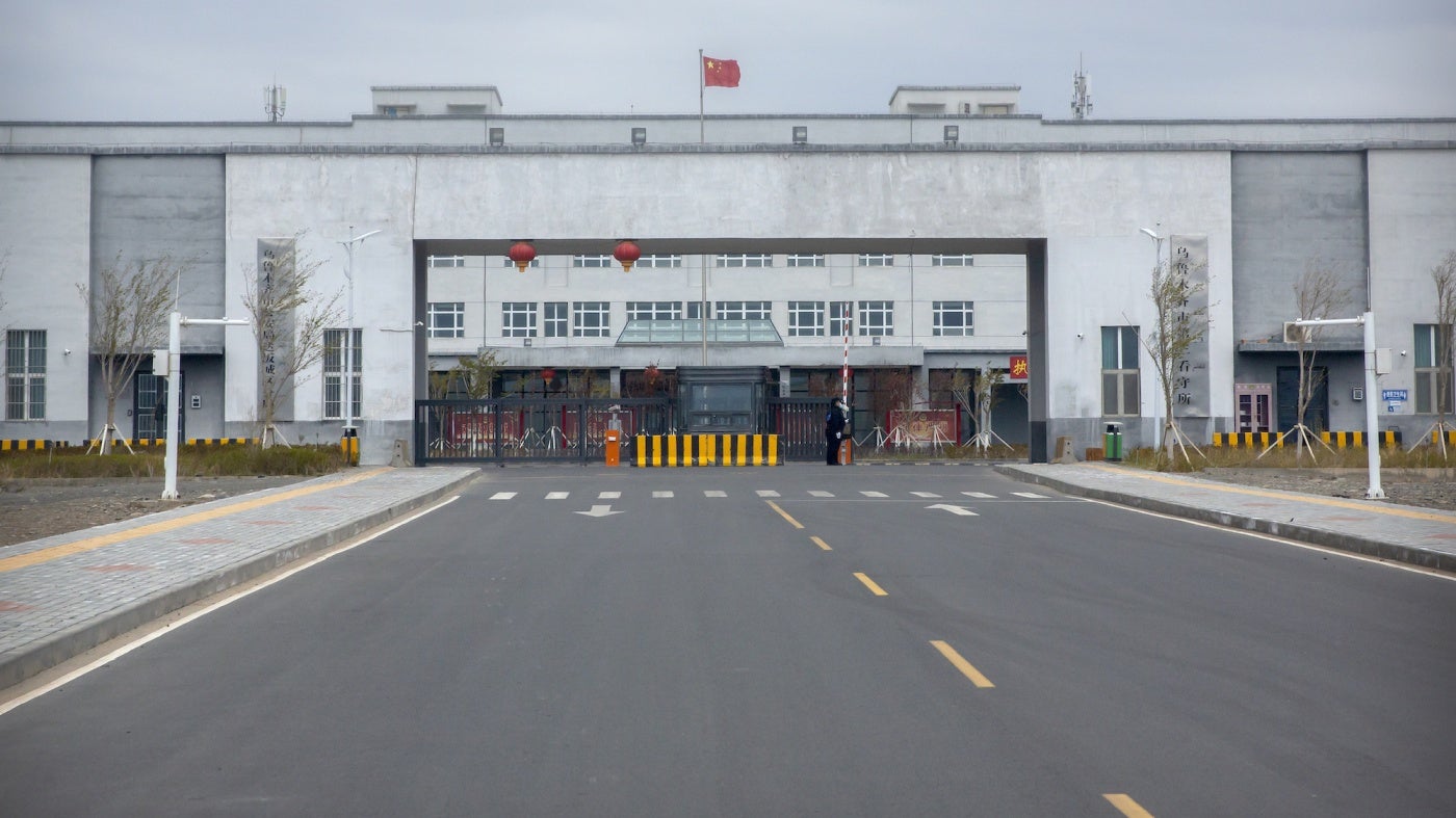 Urumqi No. 3 Detention Center in Dabancheng, China.