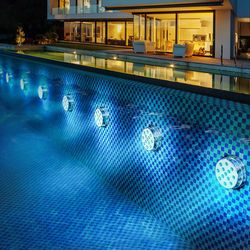 submersible color changing magnetic pool lights