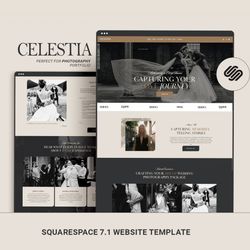 photography squarespace website template, wedding photographer website, squarespace 7.1 portfolio template.