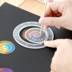 22 pcs spirograph drawing toy set