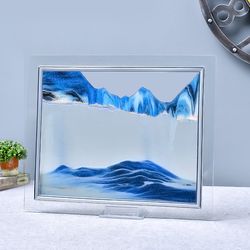 glass quicksand frame hourglass