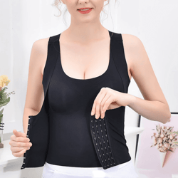 4-in-1 waist buttoned bra shapewear