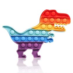 dinosaur fidget sensory easter toy push pop bubble