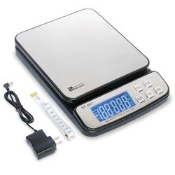 110 lb 50kg digital postal scale, mocco heavy duty stainless steel multifunctional shipping scale 0.1oz / 1g accuracy