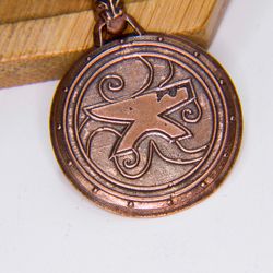 amulet of zenithar / the elder scrolls jewelry  / skyrim, oblivion, morrowind cosplay / handmade amulet /geek gif