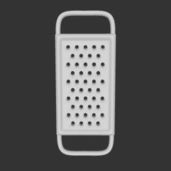 3d model miniature grater model ready to print | digital product | miniature 3d models | dollhouse miniatures