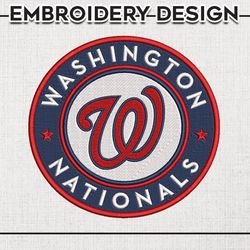 washington nationals embroidery design, washington nationals baseball team embroidery files, mlb teams, digital download