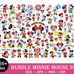 minnie mouse svg bundle, minnie svg, minnie mouse outline, birthday, clipart, cut files for cricut silhouette, png, pdf