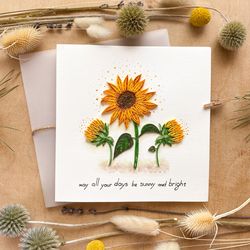 greeting card - may all your days be sunny and bright