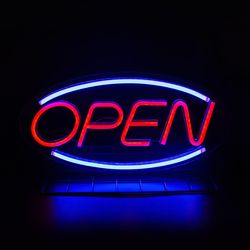 business sign open neon sign window shop cafe bar restaurant decoration personalized custom neon lamp